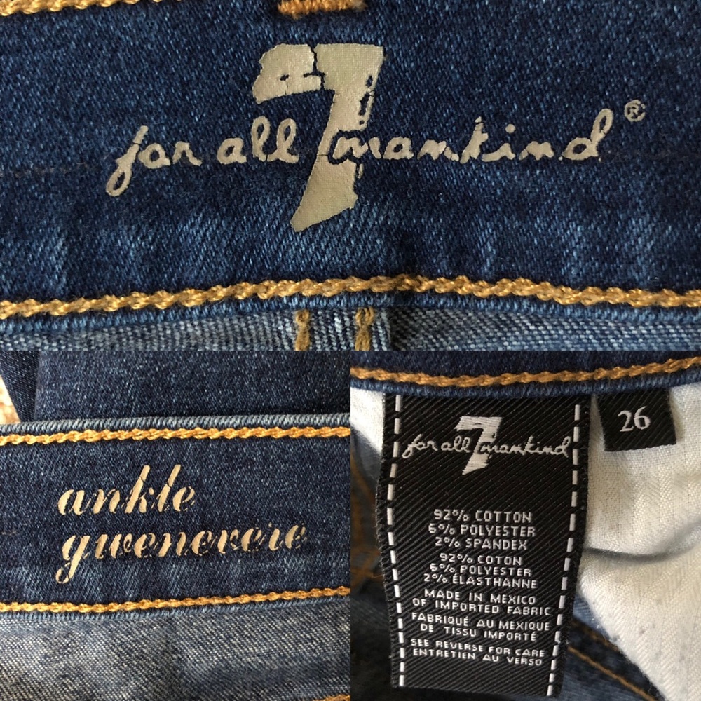 7 For All Mankind | Ankle Gwenevere Skinny Jeans - Picture 8 of 8